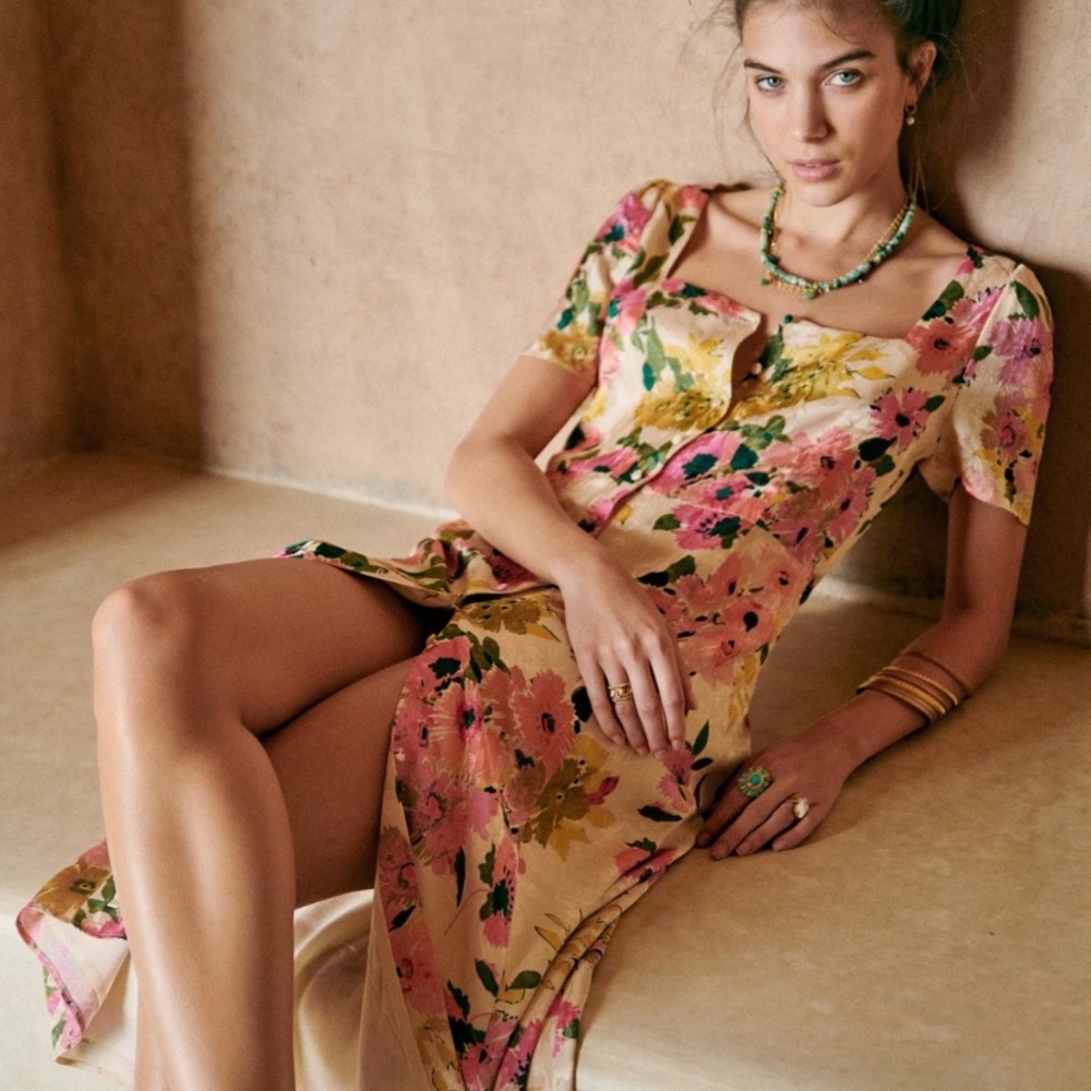 New Sézane Victoria Dress in Automne Glow